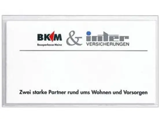 Visitenkartentasche Veloflex 2205100 Velocoll 101x52mm selbstklebend, Pack 100 Stk