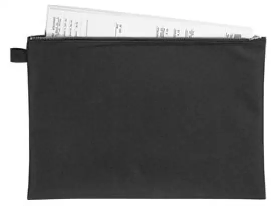 Reißverschlusstasche Veloflex 2724000 A4 schwarz