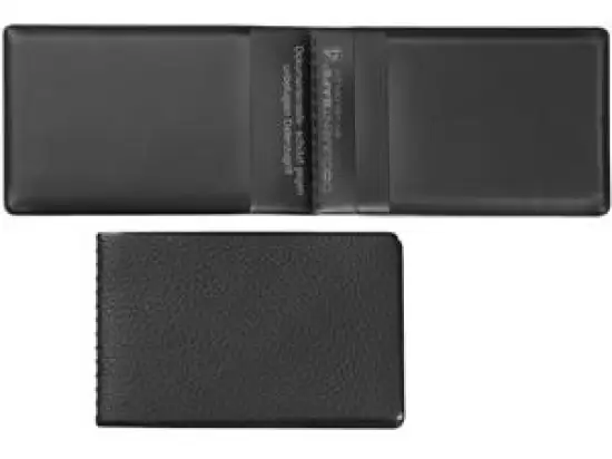 Kartenhülle Veloflex 3272800 Document Safe 100x65mm für 4 Karten schwarz