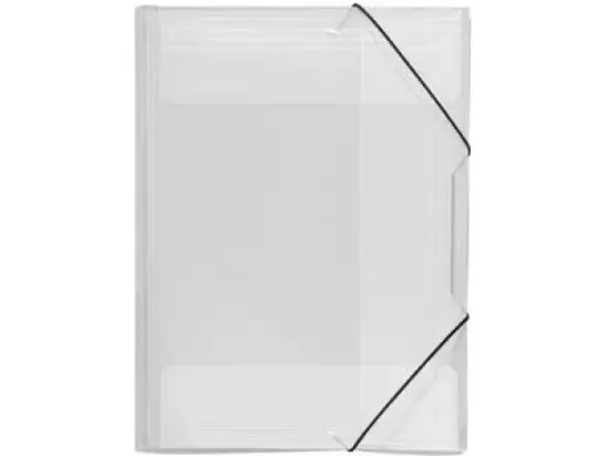 Sammelmappe Veloflex 4432290 Crystal A3 transparent mit Gummizugverschluss, Pack 12 Stk