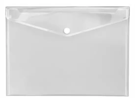 Dokumententasche Veloflex 4520100 Crystal A3 transparent Klettverschluss