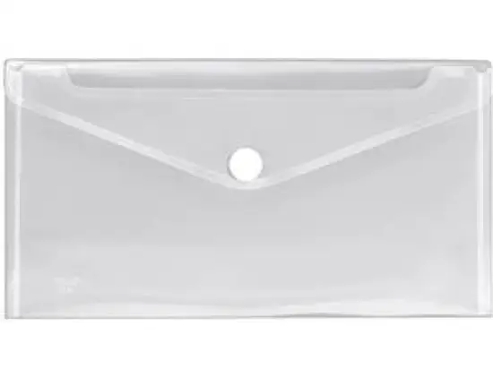 Dokumententasche Veloflex 4571000 Crystal DL transparent Klettverschluss