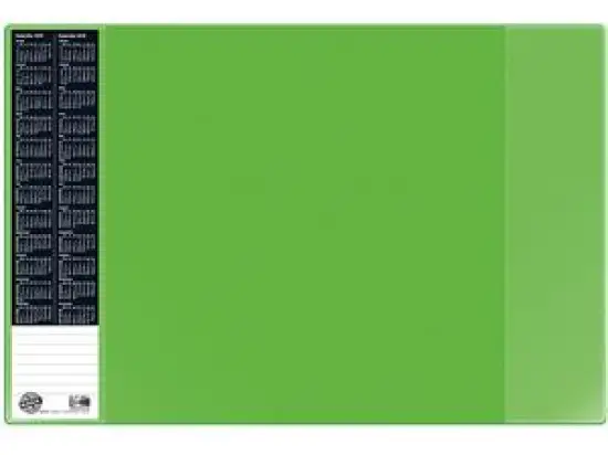 Schreibunterlage Veloflex 4680341 Velocolor 40x60 grün mit seitlichen Taschen