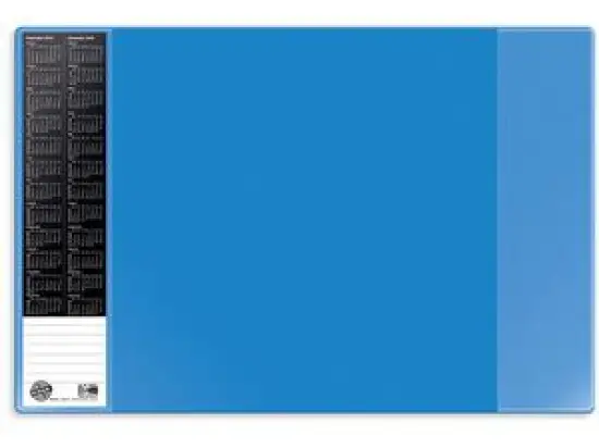 Schreibunterlage Veloflex 4680351 Velocolor 40x60 blau mit seitlichen Taschen