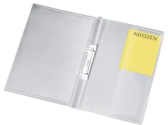 Angebotshefter Veloflex 4739290 Crystal A4 PP transparent 200my in Streifenoptik, Pack 20 Stk