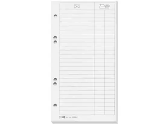 Telefonringbuch-Ersatzeinlage Veloflex 5358000 Karton für 4152590/4152880 11,3 x 0,5x 21cm