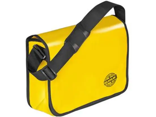 Umhängetasche Veloflex 7000310 Velocolor gelb aus LKW-Plane Tragkraft 5 kg