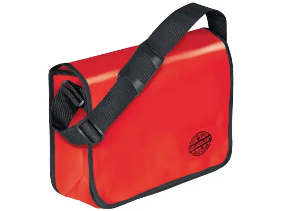Umhängetasche Veloflex 7000321 Velocolor rot aus LKW-Plane Tragkraft 5 kg