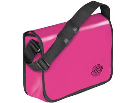 Umhängetasche Veloflex 7000371 Velocolor pink aus LKW-Plane Tragkraft 5 kg