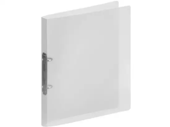 Ringbuch Veloflex V020240 Propyglass Viquel A4, 2 Ringe Ø 20 mm, PP-Vollkunststoff, O-Ring-Mechanik, transparent farblos, Pack 25 Stk