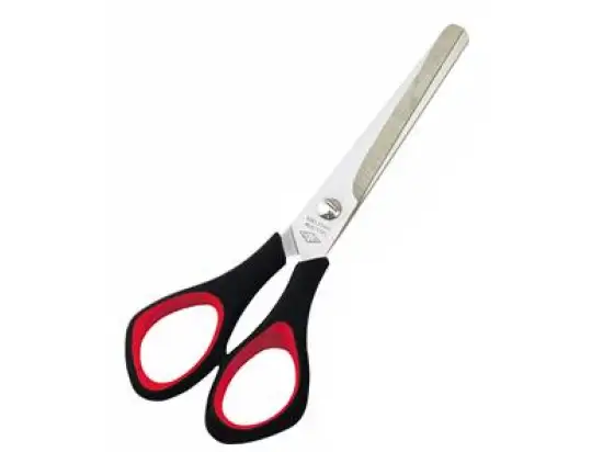 Universalschere Wedo 9766 976 6 15,5cm/6" Softgriff Edelstahl schwarz/rot