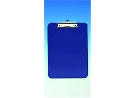 Klemmbrett Wedo 57603 57 603 blau A4 Kunststoff Klemmer oben