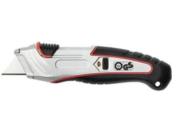 Cutter Wedo 78845 78 845 Safety-Cutter Profi schwarz/silber inkl. 5 Ersatzklingen