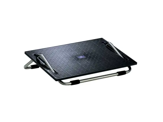 Fußstütze Wedo 275201 275 201 Ergoswing chrom/schwarz mit Wippfunktion, 47,5x30cm