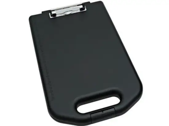 Klemmbrett Wedo 576001 57 6001 A4 schwarz mit Fach