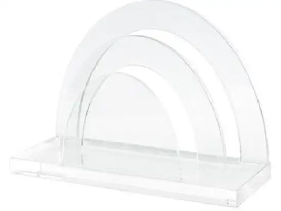 Briefständer Wedo 603016 60 3016 cristallic glasklar/Acryl 2-Fächer