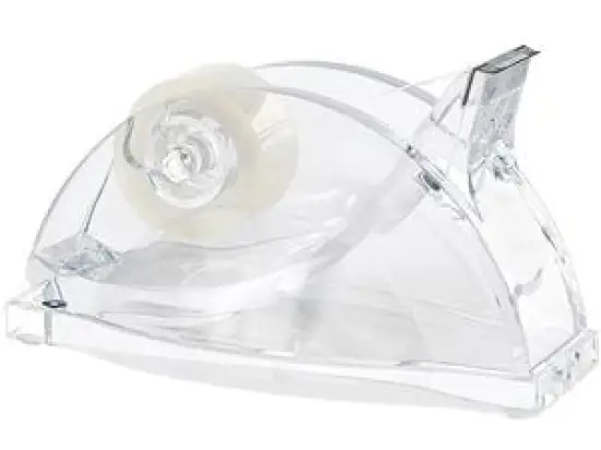 Klebefilm-Tischabroller Wedo 609016 60 9016 cristallic glasklar/Acryl mit Klebefilm