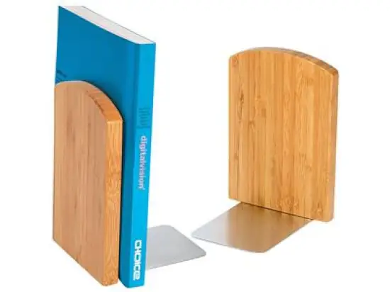 Buchstütze Wedo 611207 61 1207 Bambus Bambus braun, Pack 2 Stk