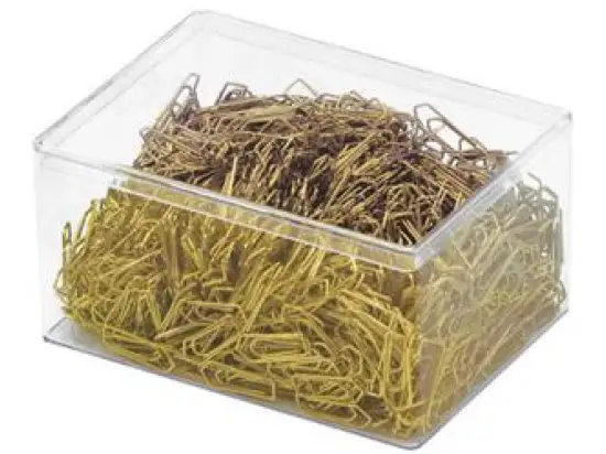 Büroklammern Wedo 9101500 910 1500 26mm messing, Pack 1500 Stk