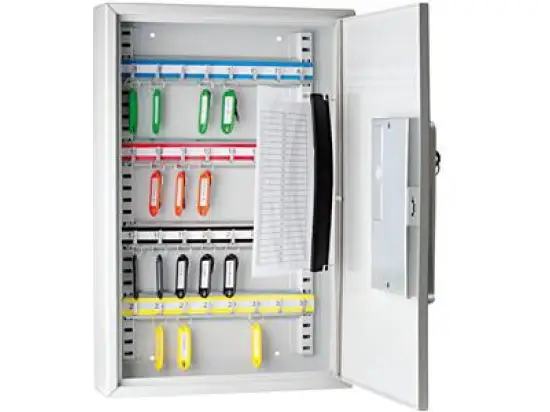 Schlüsselschrank Wedo 10263237 102 63237 32 Schlüssel mit Zahlenschloss 30x9,5x45cm lichtgrau