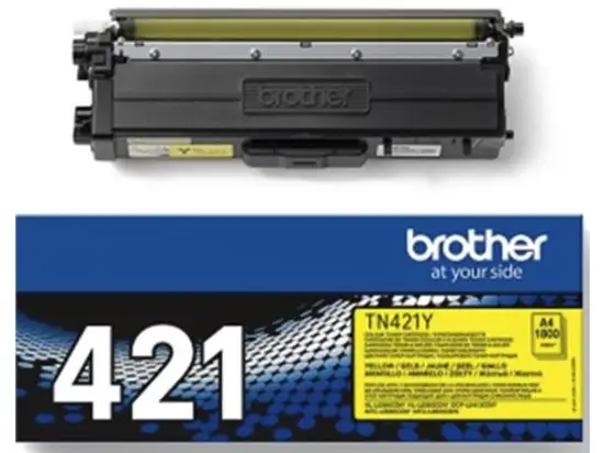 Toner Brother TN421Y 421 gelb 1.800 Seiten