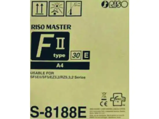 Master Riso S-8188E S-6977E F-Typ30E A4, Pack 2 Stk