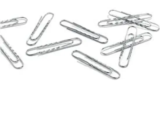 Aktenklammern Durable 1227-25 122725 77mm verzinkt gewellt runde Form, Pack 100 Stk