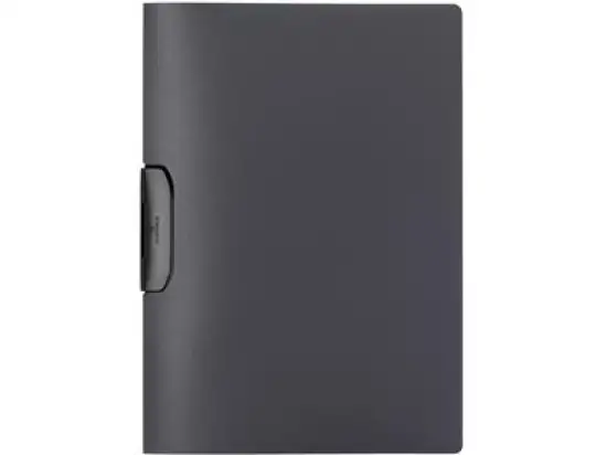 Klemmmappe Durable 2295-57 229557 Duraswing anthrazit/grau farbige Folie für 30 Blatt A4, Pack 5 Stk