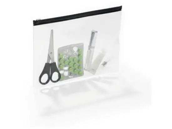 Reißverschlusstasche Durable 2480-01 248001 Zip Bag A5 PVC transparent, Pack 5 Stk