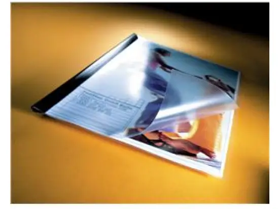 Klemmschienenhülle Durable 2926-19 292619 A4 transparent PP Folie, Pack 10 Stk