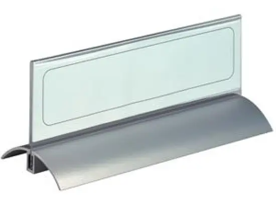 Tischnamensschild Durable 8202-19 820219 De Luxe 61x210mm transparent