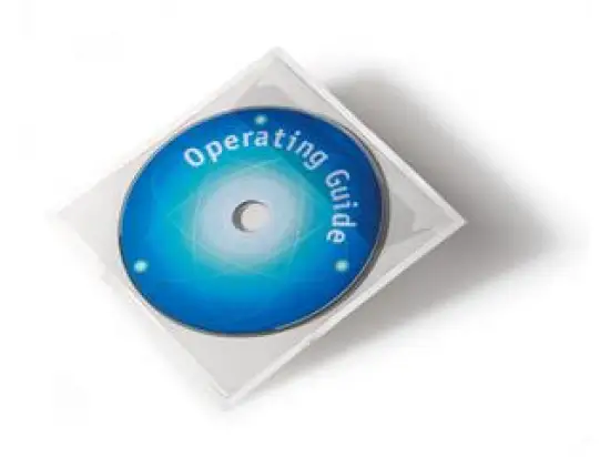 CD / DVD Selbstklebetasche Durable 8280-19 828019 Pocketfix transparent mit Verschlussklappe, Pack 100 Stk