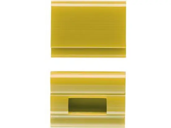 Farbreiter Elba 100552072 85512GB vertic 20x16mm, Kunststoff, gelb, Pack 25 Stk