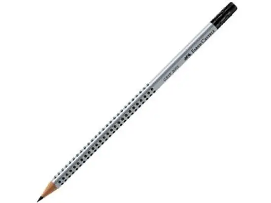 Bleistift Faber-Castell 117201 Grip mit Gummitip B