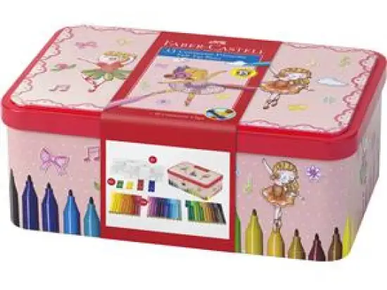 Filzstift Faber-Castell 155534 Connector, Pack 33 Stk