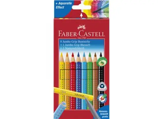 Buntstift Faber-Castell 280921 Jumbo Grip Promotionetui 8+1+1