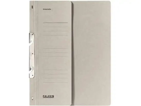 Schlitzhefter Falken 80000763 grau 1/2-VD kaufmännische Heftung