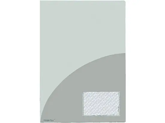 Broschürenmappe FolderSys 10009-04 A4 PP transparent Angebotsmappe