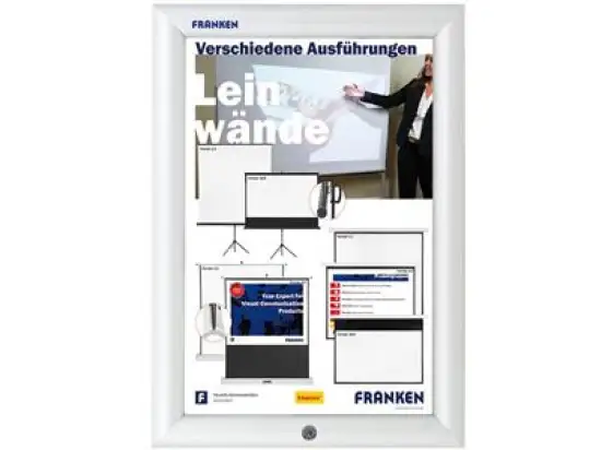 Bilderwechselrahmen Franken BS1901 Security 27,2x35,9x1,7cm abschließbar, Außenbereich