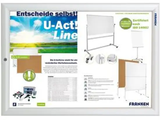 Bilderwechselrahmen Franken BS1902 Security 35,9x48,2x1,7cm abschließbar, Außenbereich