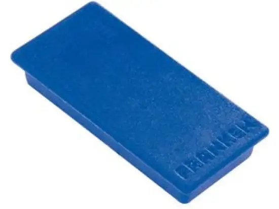 Magnet-Rechteck Franken HM235003 HM2350 03 23x50mm blau Haftkraft 1000g, Pack 10 Stk