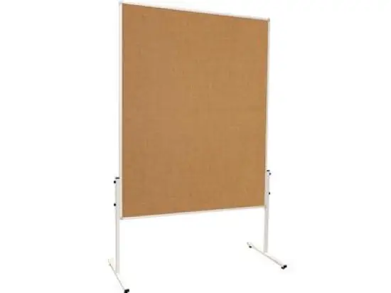 Moderationstafel Franken MT9009 U-Act! Line Jute braun einteilig 150x120cm