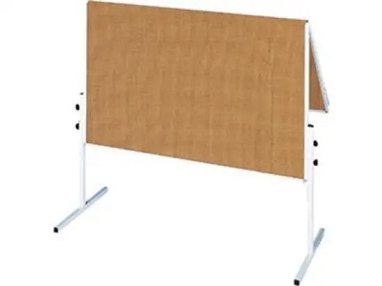 Moderationstafel Franken MT9909 U-Act! Line Jute braun klappbar 150x120cm