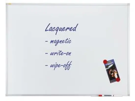 Whiteboard Franken SC3103 X-tra! Line 90x120cm lackiert Aluminiumrahmen mit Ablageleiste