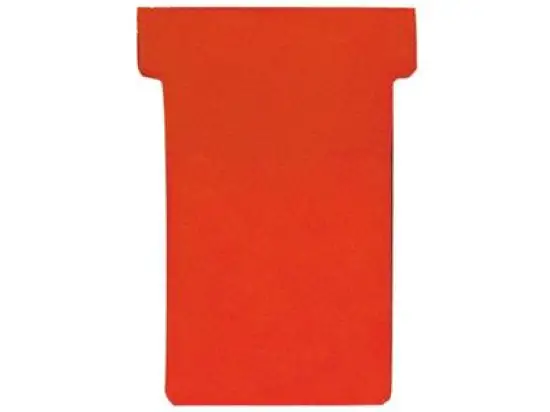 T-Karten Franken TK101 rot 47x17mm Größe 1, Pack 100 Stk