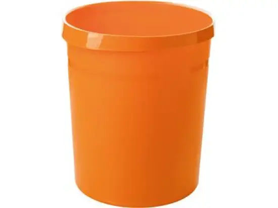 Papierkorb HAN 18190-51 Grip 18 Liter Trend-Color orange, mit Griffrand