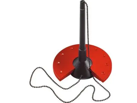 Kugelschreiberständer Helit H6359092 base schwarz/rot