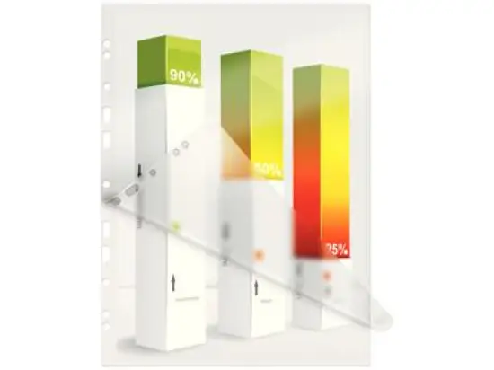 Laminierhülle Leitz 16918 iLam A4 80micron glänzend mit Abheftlochung, Pack 100 Stk