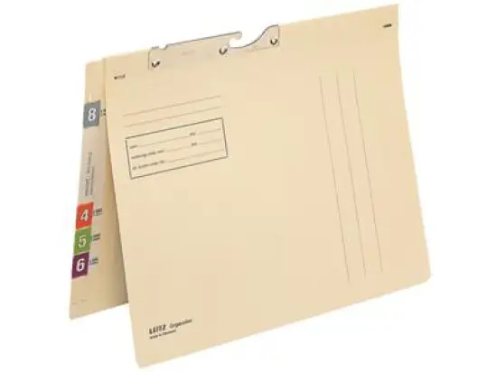 Pendelhefter Leitz 2138-00-11 21380011 Orgacolor chamois 260g kaufmännische Heftung, Schlauchheftung Flexofil