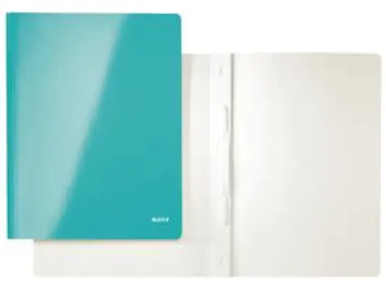 Schnellhefter Leitz 3001-00-51 30010051 Wow eisblau A4 Karton/ Pappe, Pack 10 Stk